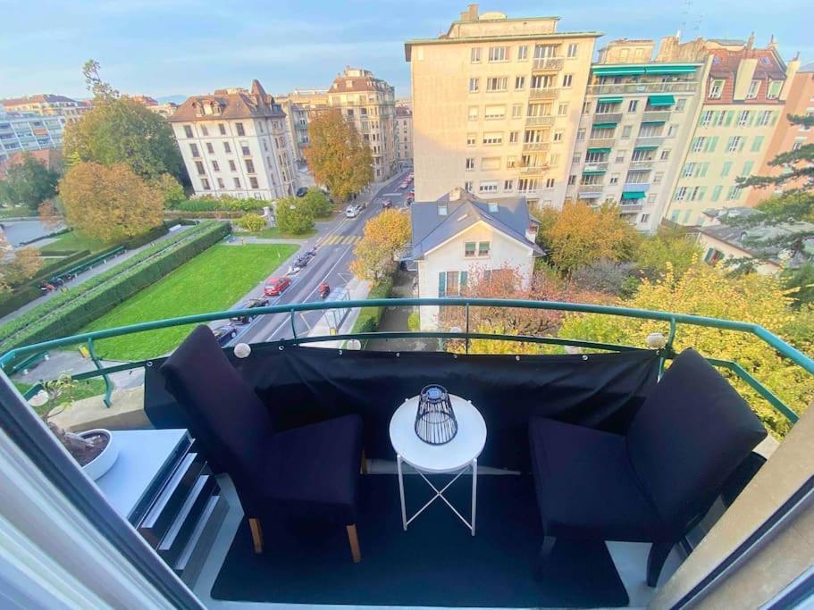 Central & Relaxed Apartment Geneva Exterior foto